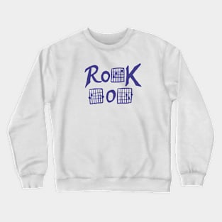 Rock God, guitar chords Crewneck Sweatshirt